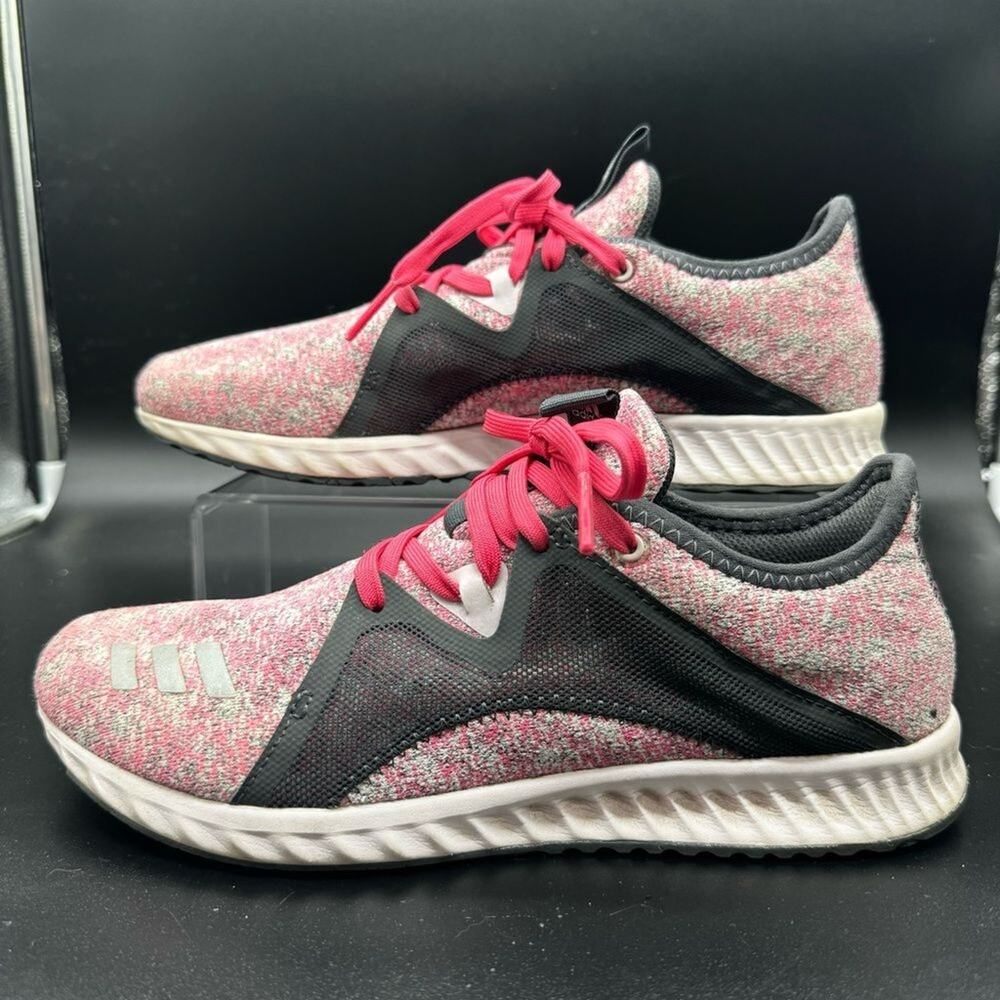 Adidas edge lux pink black womens sneakers size 8